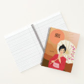 Carnet Objet sophistiqué BOHO inspiré par l'Asie (Intérieur)