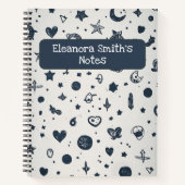 Carnet Objets dessinés à la main Fantaisie Merveilleux (Devant)