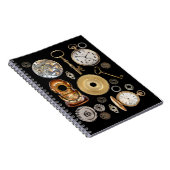 Carnet Objets Steampunk Gears Pocket watch Squelette Key (Côté Droit)