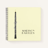 Carnet Oboe Musicien professeur de musique (Devant)