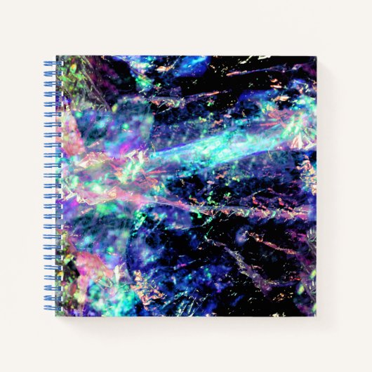 Carnet obscurité et lumière, cristal opal foncé : (Devant)
