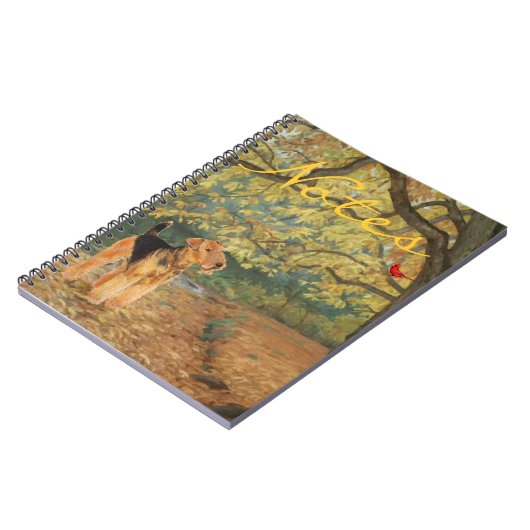 Carnet Observation des oiseaux d'Airedale Terrier (Côté gauche)