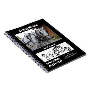 Carnet Obtenir Hitler Horse Wagon Photo Monogramme