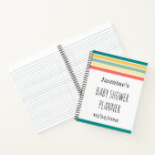 Carnet Obtenons un planificateur de Baby shower de plage (Intérieur)
