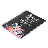 Carnet Occupé Comme Un Message De Motivation Pour La Mère (Côté gauche)