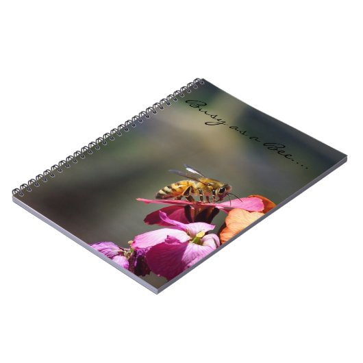 Carnet Occupé comme une abeille (Côté gauche)