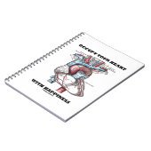 Carnet Occupez Votre Coeur Avec Bonheur (Anatomique) (Côté gauche)