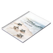 Carnet Ocean Beach Coast Sea Turtles (Côté gauche)