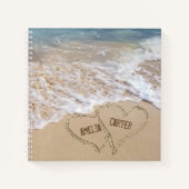 Carnet Ocean Beach Hearts (Devant)