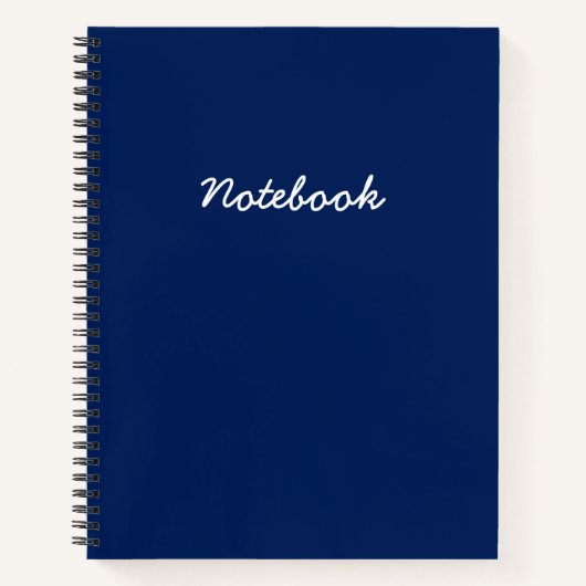 Carnet Océan bleu (Devant)
