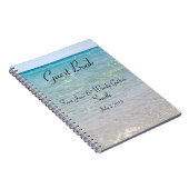 Carnet Ocean Blue Guest Book (Côté Droit)