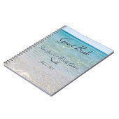 Carnet Ocean Blue Guest Book (Côté gauche)