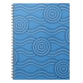 Carnet océan d'art autochtone (Devant)