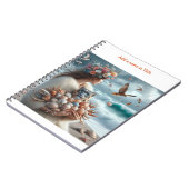 Carnet Ocean Shells Woman (Côté gauche)