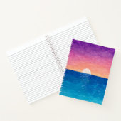 Carnet Ocean Sunset Design Notebook (Intérieur)