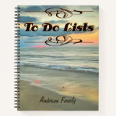 Carnet Ocean Sunset Family À Faire 0735 (Devant)