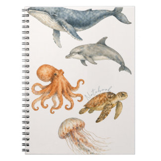 Carnet Ocean watercolor notebook