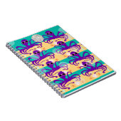 Carnet Octo Party Octopus Pattern Cute Sea Creature (Côté Droit)