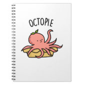 Carnet Octo-pie Funny Octopus Pie Pun (Devant)
