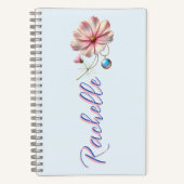 Carnet October Bloom & Gemstone Muse – Personalized Birth (Recto)