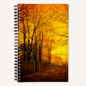 Carnet Octobre Afterglow John Atkinson Grimshaw (Recto)