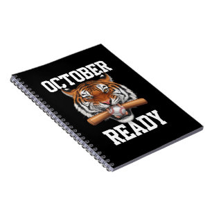 Carnet Octobre Prêt Pour Le Tigre Prêt Baseball 2024