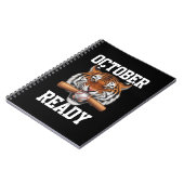 Carnet Octobre Prêt Pour Le Tigre Prêt Baseball 2024 (Côté gauche)