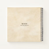 Carnet Octopus avec flacon Steampunk Chimie Science (Dos)