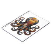 Carnet Octopus en Patchwork (Côté gauche)