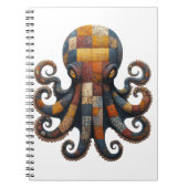 Carnet Octopus en Patchwork (Devant)