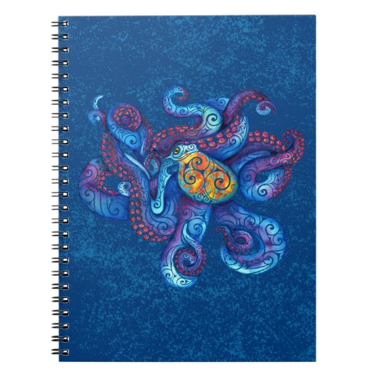 Carnet Octopus tourbillonnant (Devant)