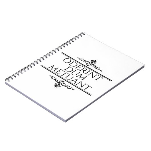Carnet Oderint Dum Metuant (Côté gauche)