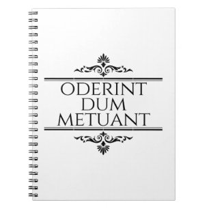 Carnet Oderint Dum Metuant