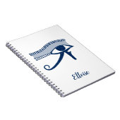 Carnet Oeil antique de Horus Personnalisé (Côté Droit)