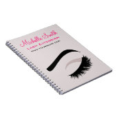 Carnet OEil avec de longs cils extension marque (Côté Droit)