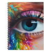 Carnet Oeil bleu d'Artsy (Devant)