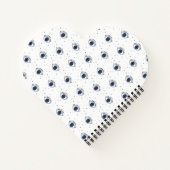 Carnet Oeil bleu mystique et étoiles design magique, oeil (Dos)