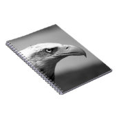 Carnet Oeil d'aigle noir et blanc (Côté Droit)