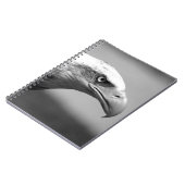 Carnet Oeil d'aigle noir et blanc (Côté gauche)