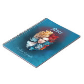 Carnet Oeil de lion et cheveux étoilés (Côté gauche)