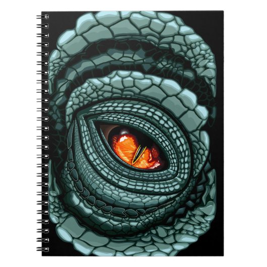 Carnet Œil de prédateur reptile primal (Devant)
