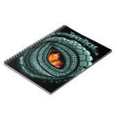 Carnet Œil de prédateur reptile primal (Côté gauche)