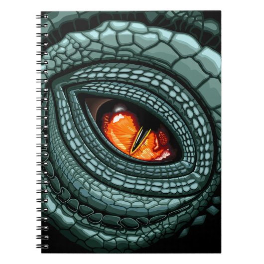 Carnet Œil de prédateur reptile primal (Devant)
