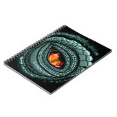 Carnet Œil de prédateur reptile primal (Côté gauche)