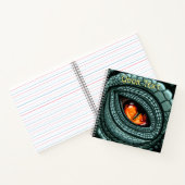 Carnet Œil de prédateur reptile primitif (Intérieur)