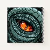 Carnet Œil de prédateur reptile primitif (Dos)