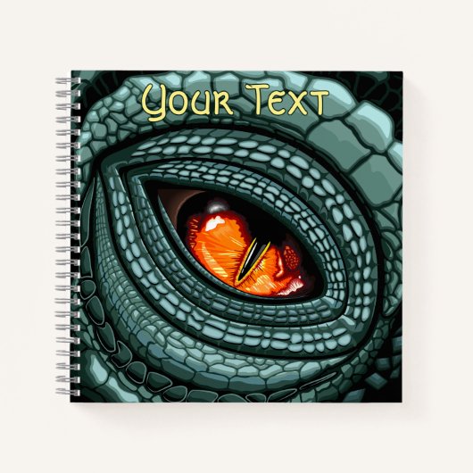 Carnet Œil de prédateur reptile primitif (Devant)