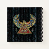 Carnet OEil d'Horus - Pierre de Wadjet et or (Dos)