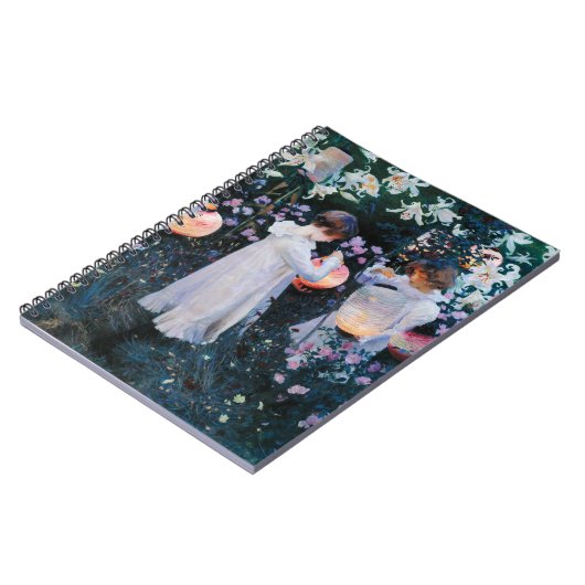 Carnet Œillet, Lys, Lys, Rose | John Singer Sargent (Côté gauche)