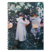 Carnet Œillet, Lys, Lys, Rose | John Singer Sargent (Devant)